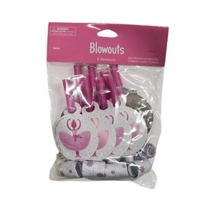 Creative Converting bag of 8 party blowouts brand new in packaging never opened!